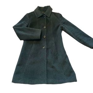 Jones New York grey wool pea coat